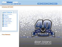 Tablet Screenshot of elanblanc.com